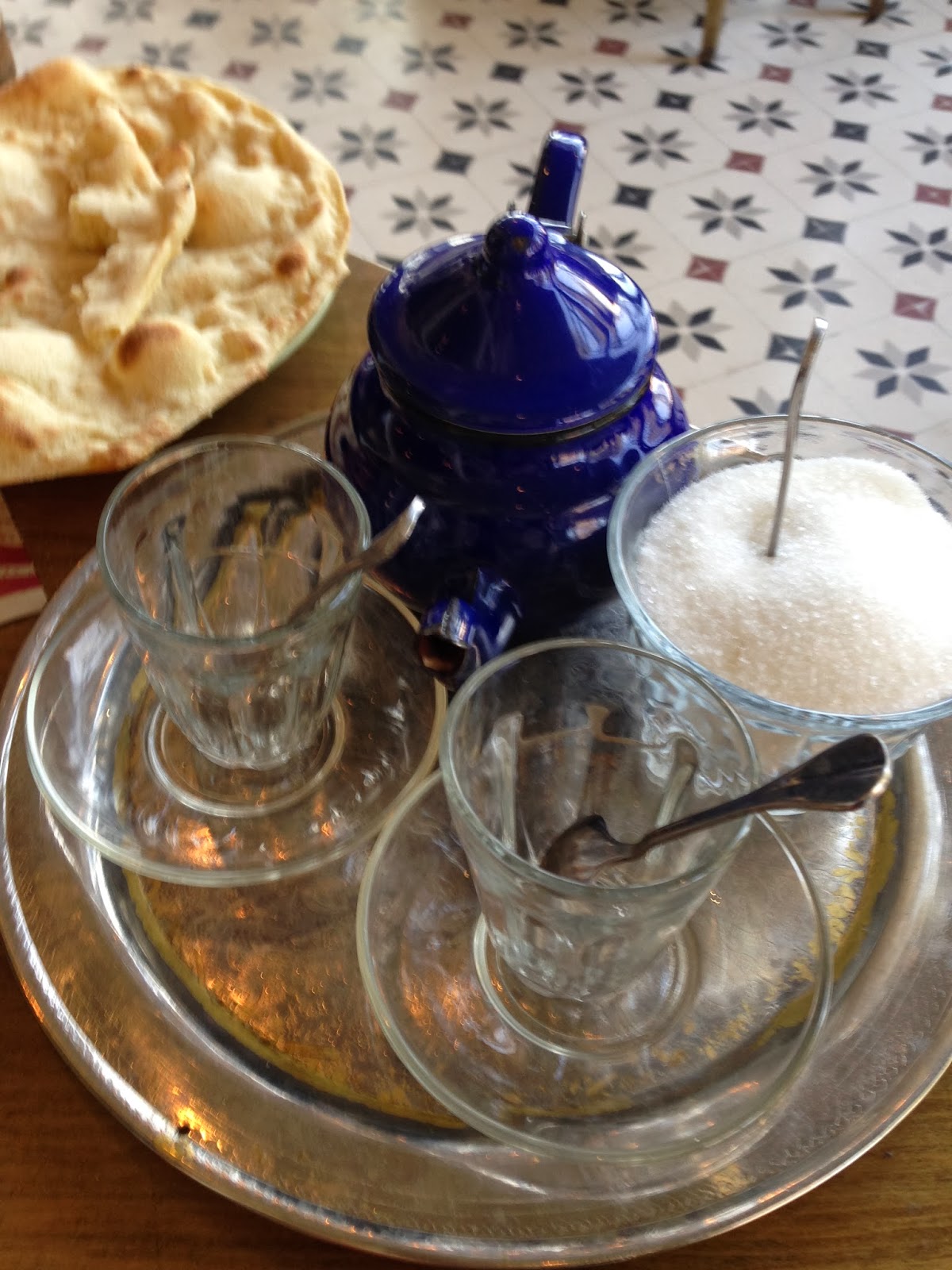 Traditional tea with miramieh (Sage leaves)